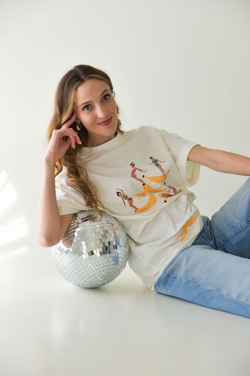 Surf ’n Split: Fold up sleeve T-shirt