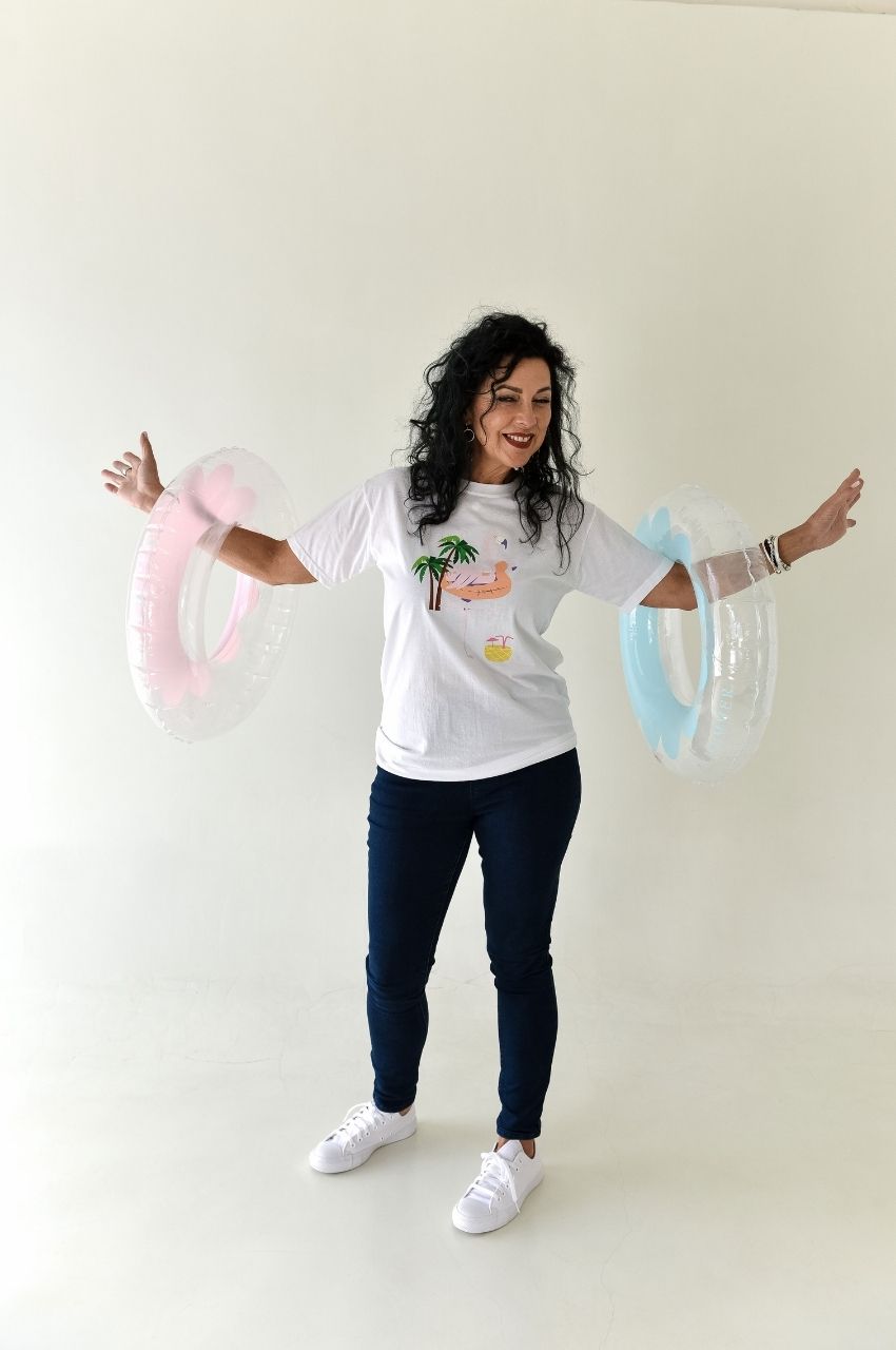 Tube Top Tropics: Classic T-shirt