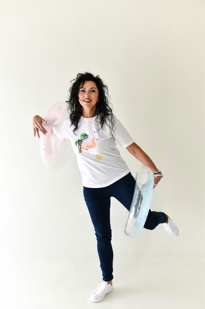 Tube Top Tropics: Classic T-shirt