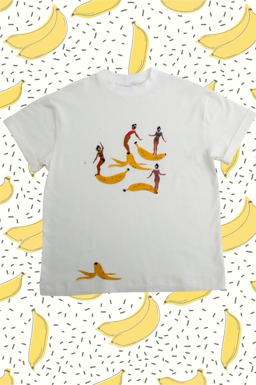 Surf ’n Split: Fold up sleeve T-shirt