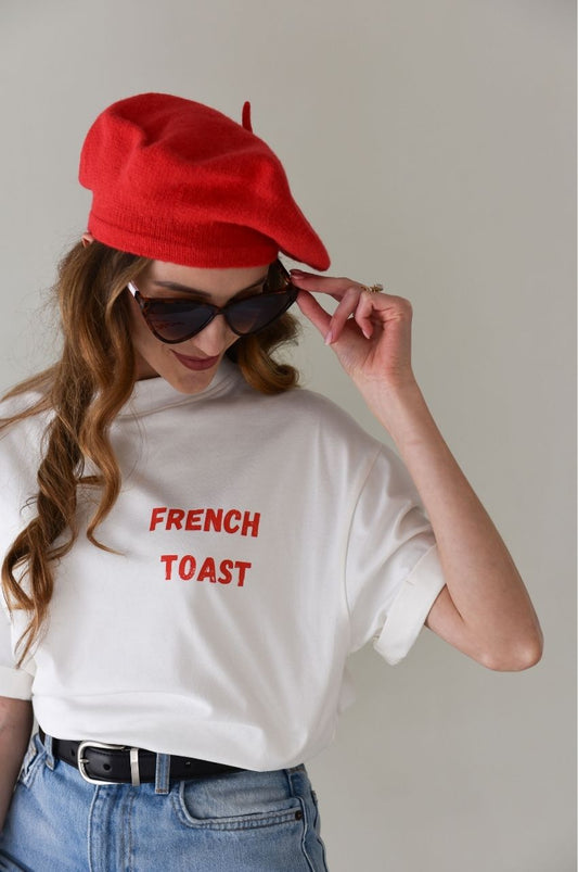French Toast: Fold up sleeve T-shirt