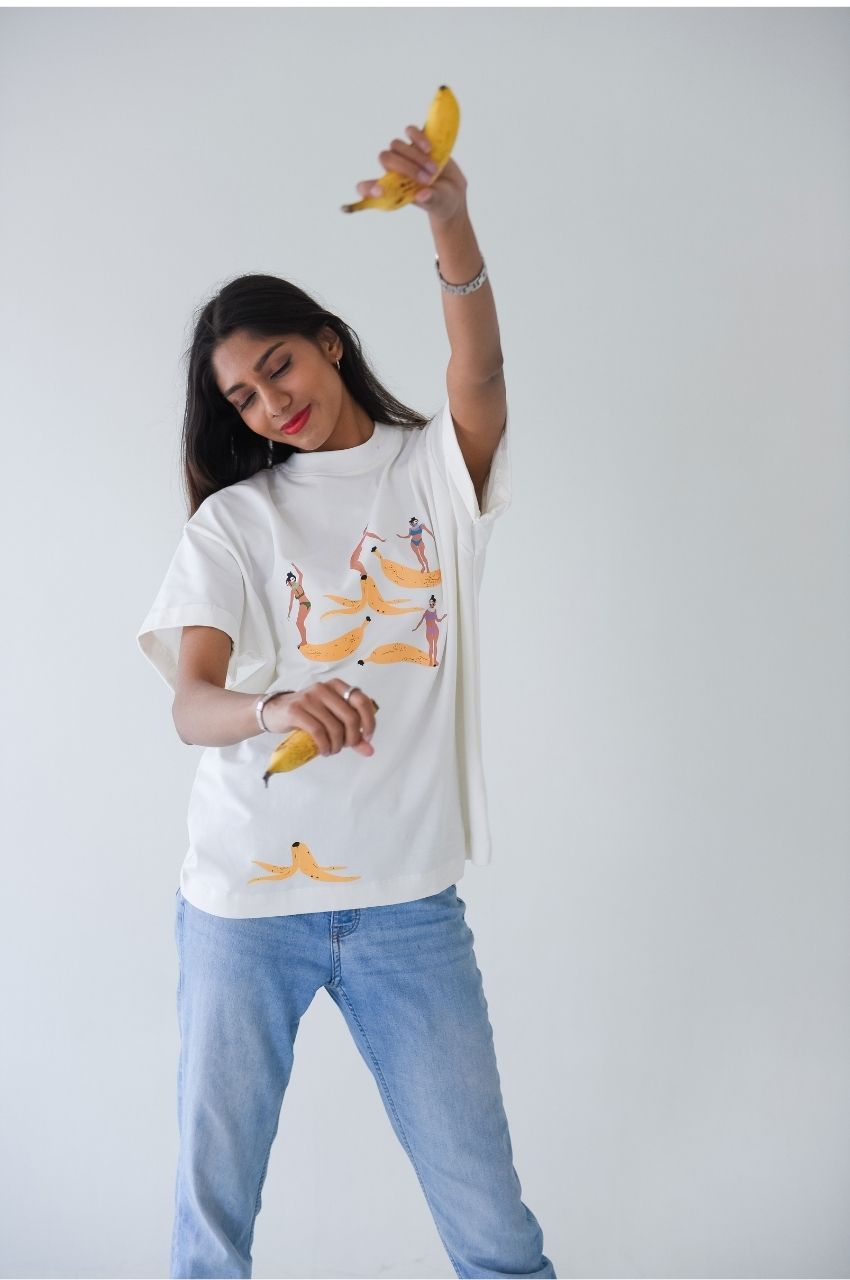 Surf ’n Split: Fold up sleeve T-shirt