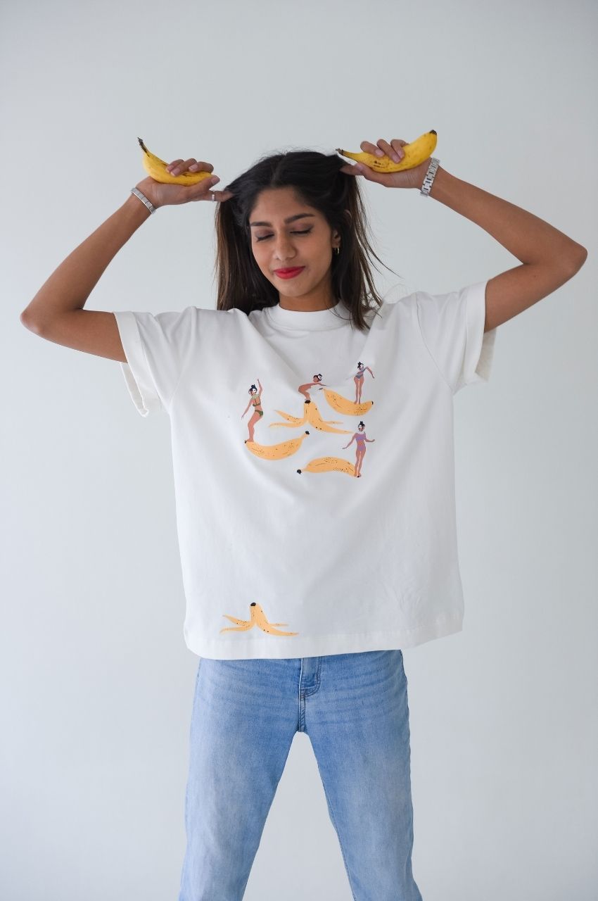 Surf ’n Split: Fold up sleeve T-shirt