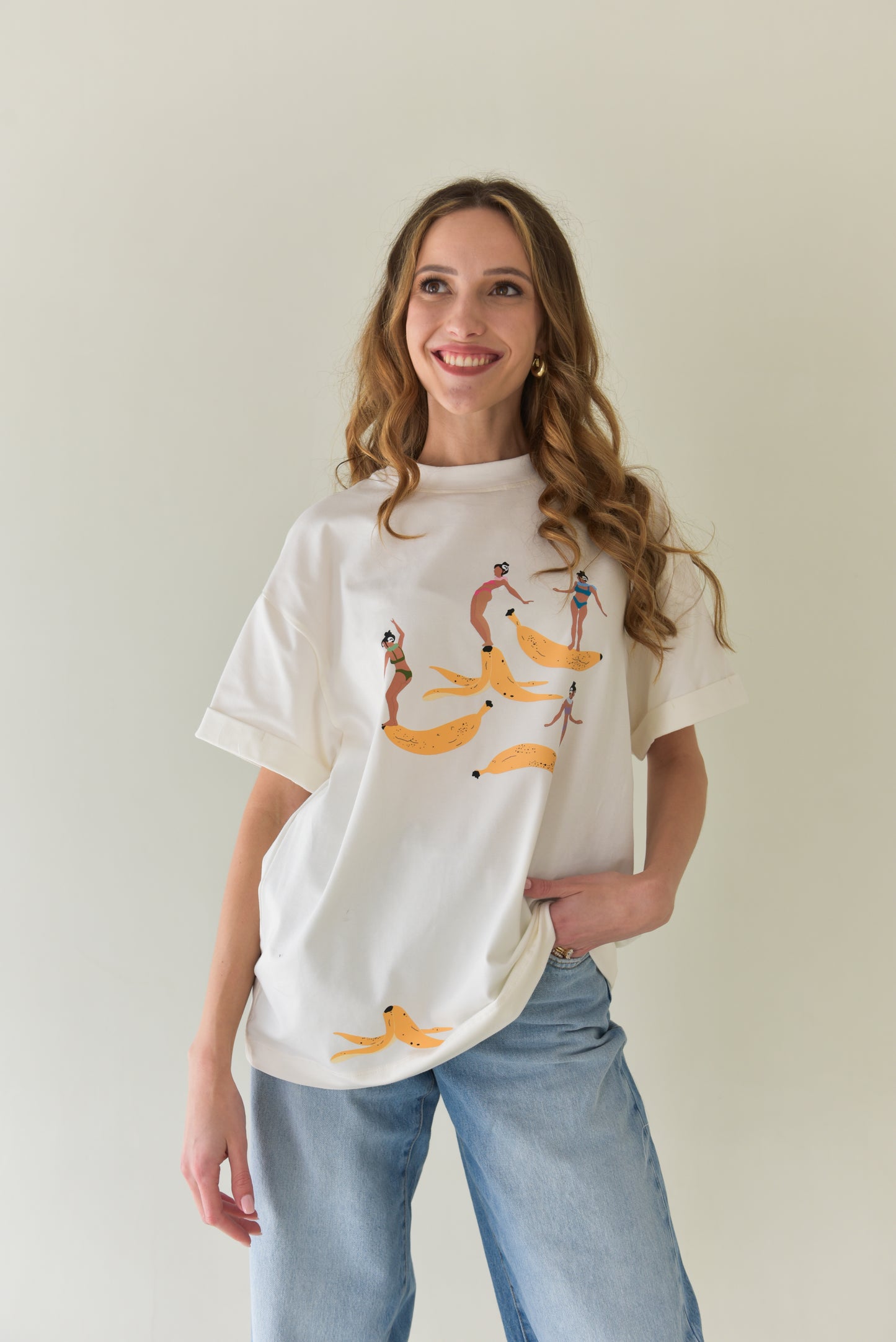 Surf ’n Split: Fold up sleeve T-shirt